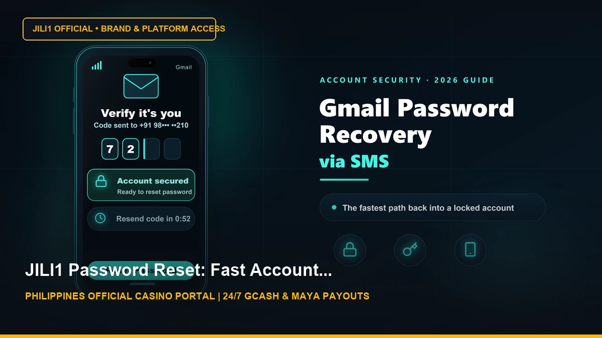 Gmail Password Recovery via SMS: Security Tips - SMSLocal - JILI1 Casino Philippines