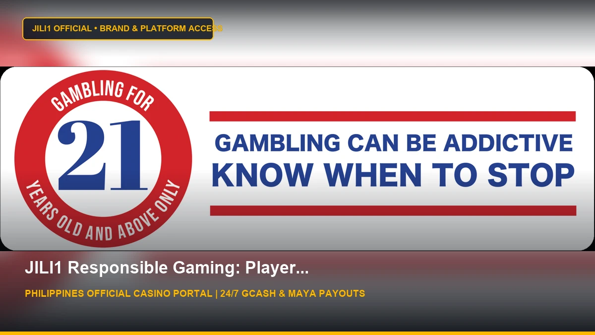 Responsible Gaming Program - Winford - JILI1 Casino Philippines