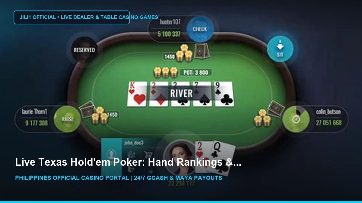 live texas hold em real money - Philippine News Agency - JILI1 Casino Philippines