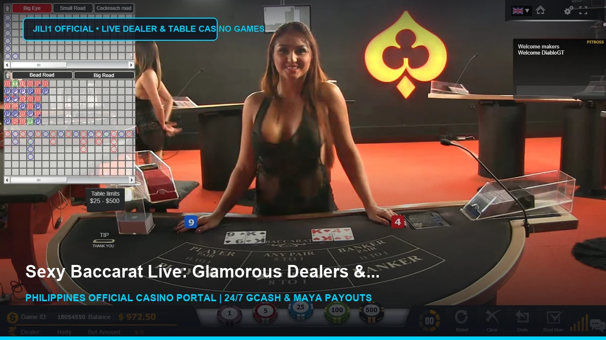 Live Dealer Baccarat - Top Online Casinos & Real-Time Play 2026 - JILI1 Casino Philippines