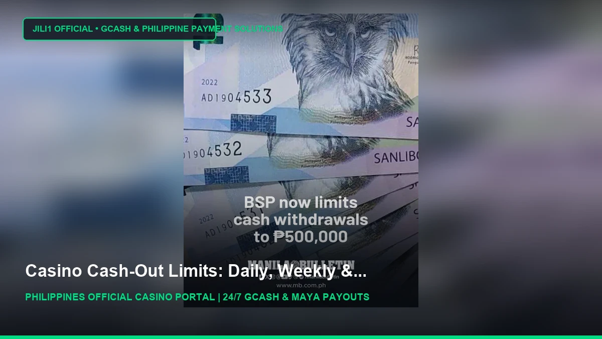 BSP now limits cash withdrawal to 500k : r/phinvest - JILI1 Casino Philippines