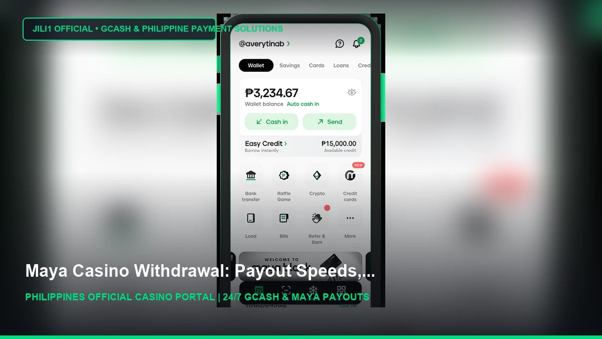 Maya Center Services - Cash In / Cash Out - Maya.ph - JILI1 Casino Philippines