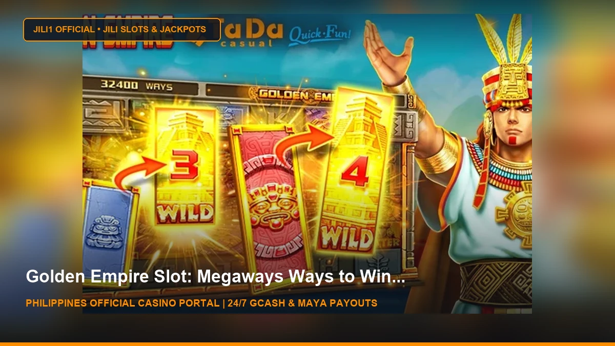 Golden Empire Jili Slot - PHTaya Inca Wilds & Multipliers - JILI1 Casino Philippines